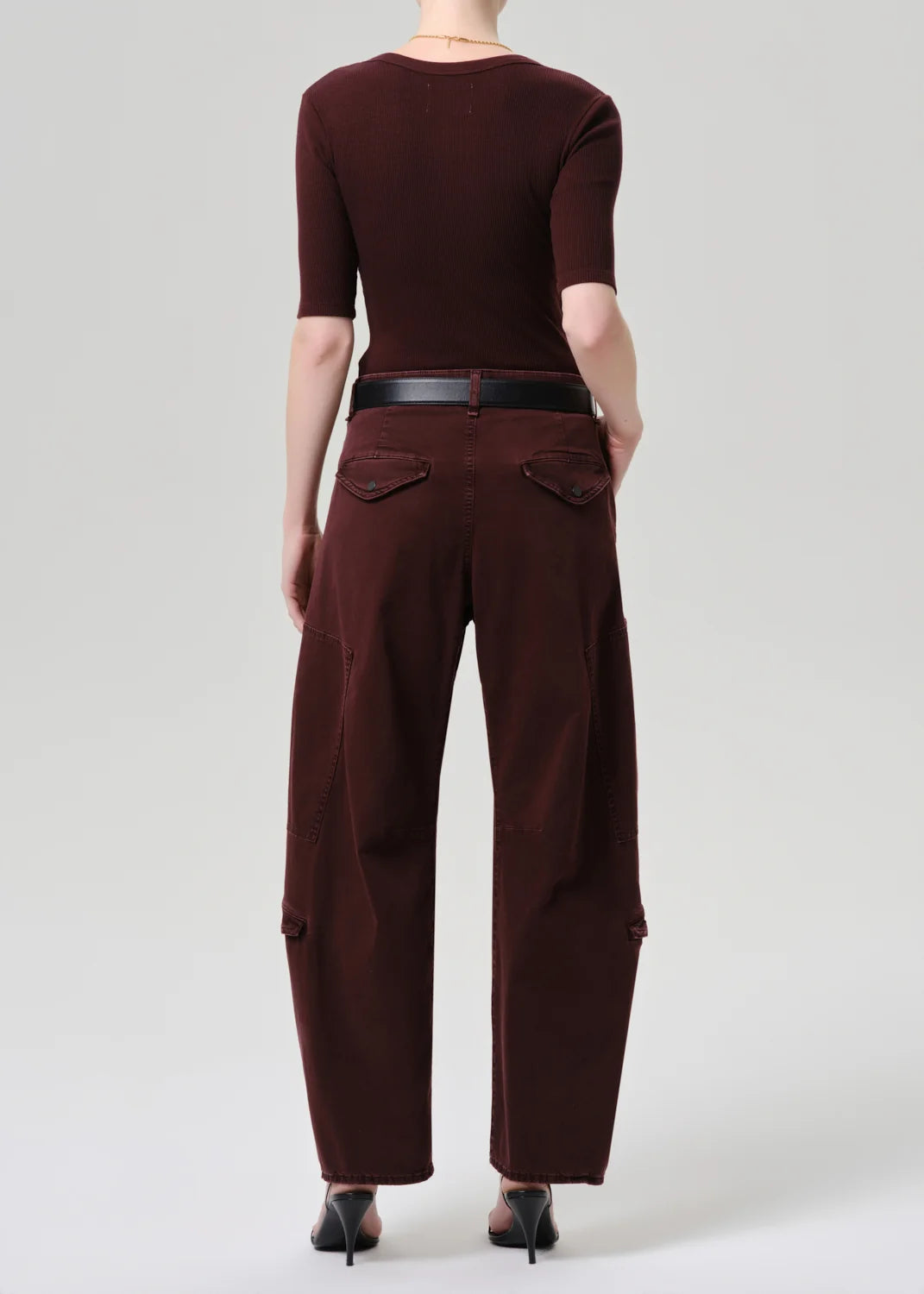 Flight pant in mahogany