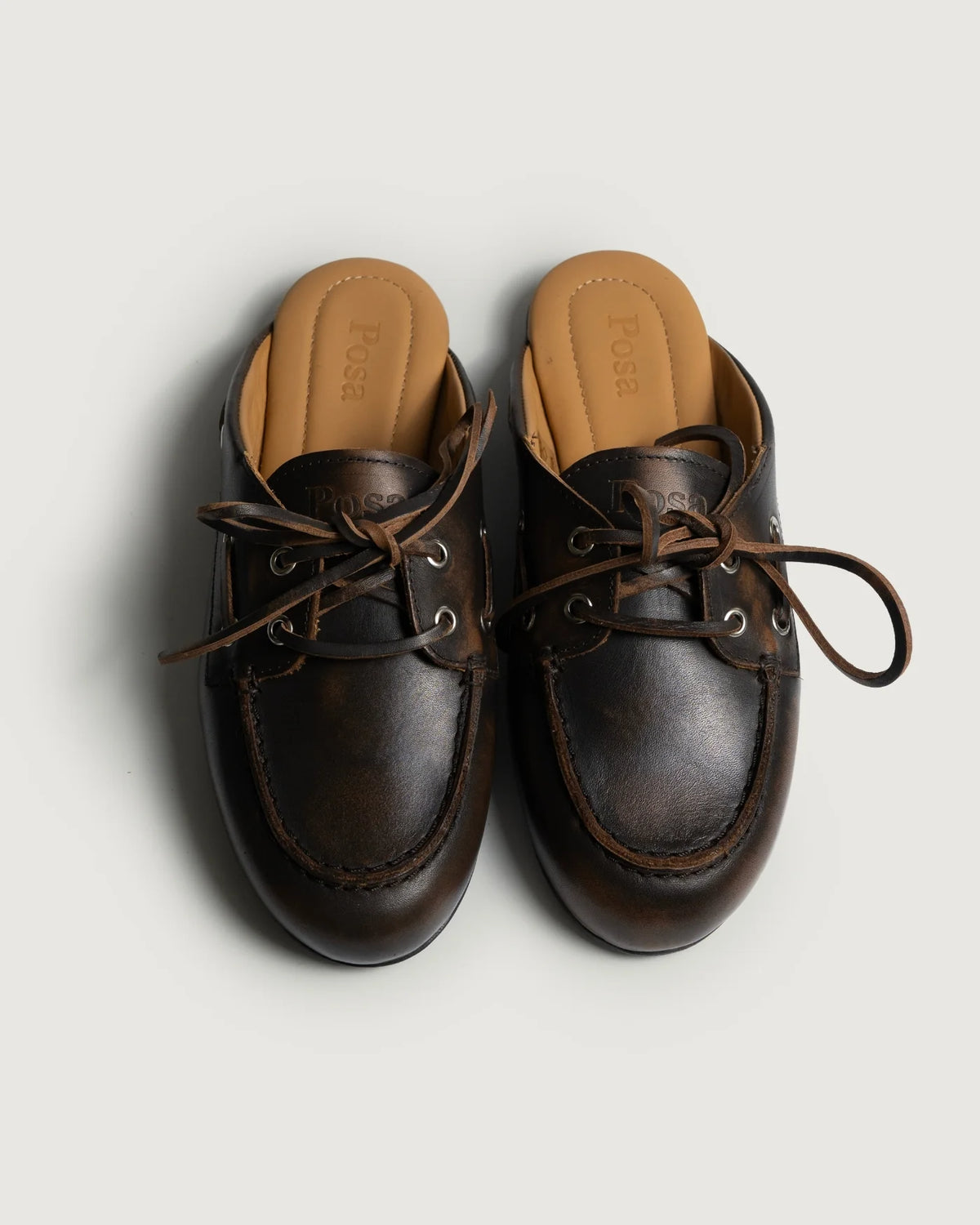 Mules Brushed Leather