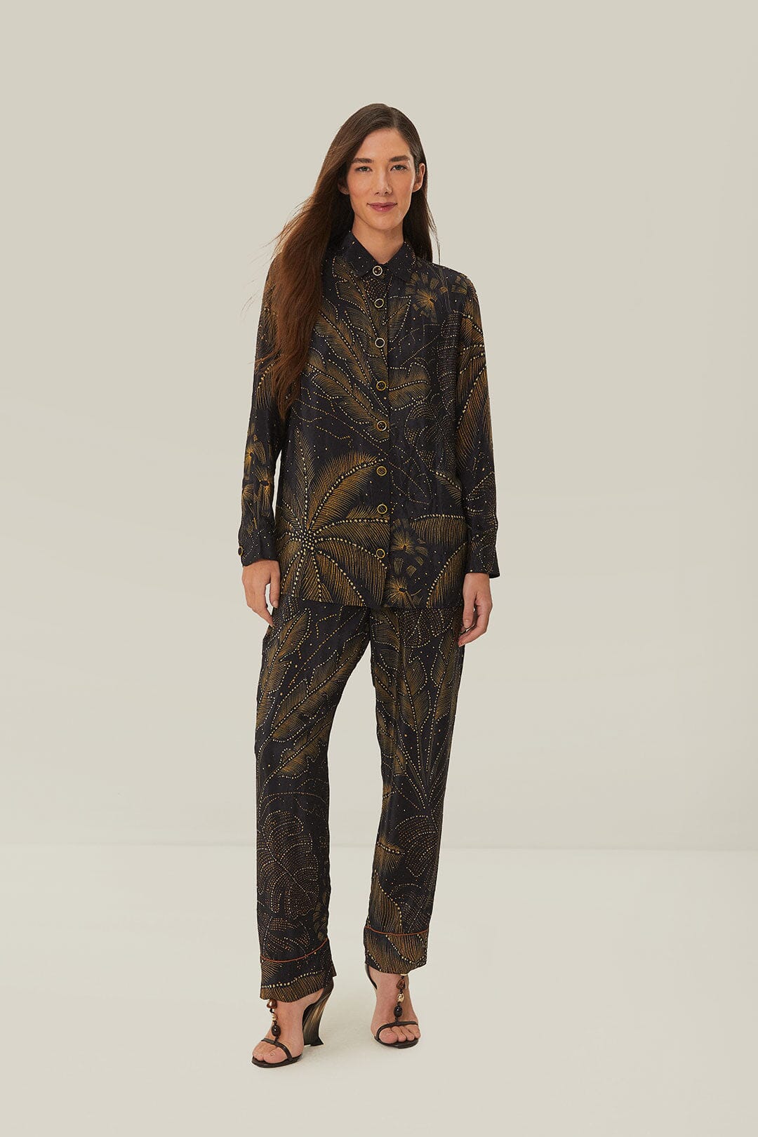 Chemise golden foliage