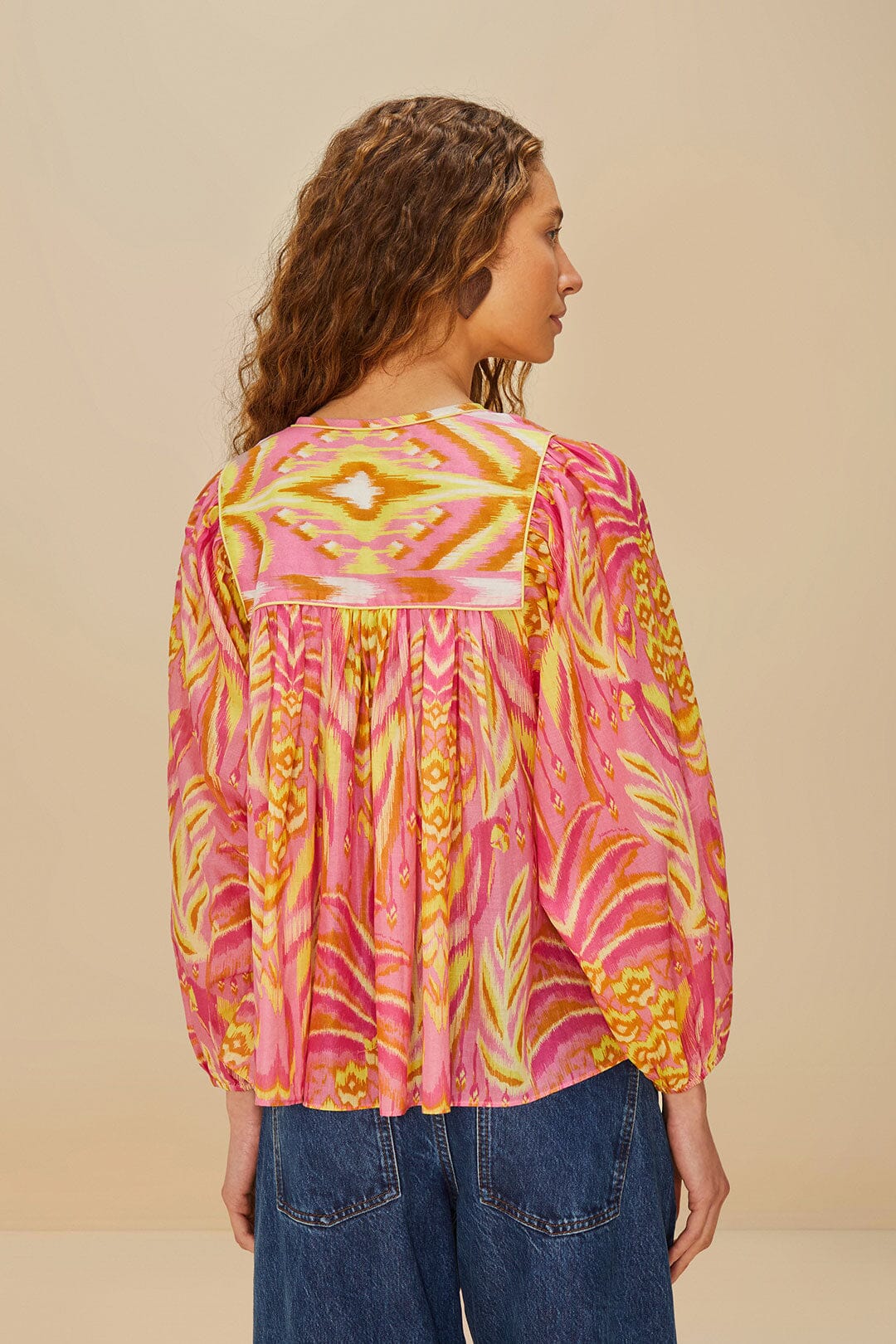Blouse print ananas