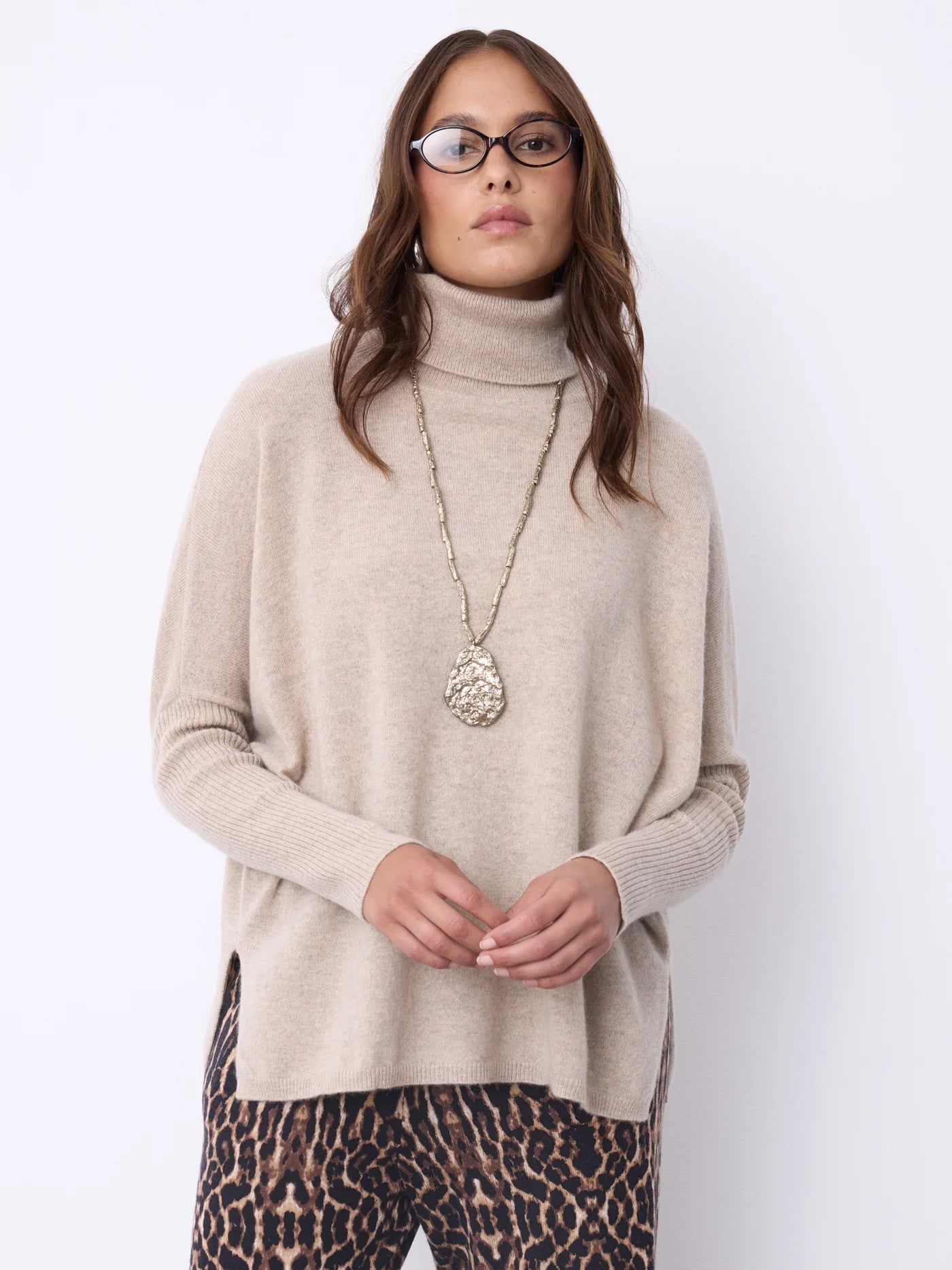 Pull col roulé Margareth