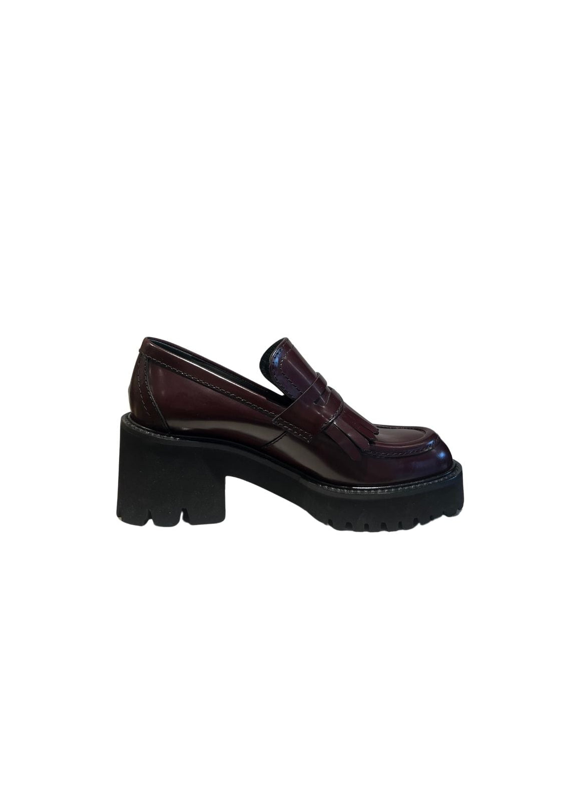 Campbell Leather Heeled Loafers