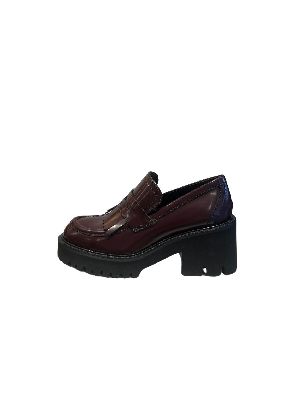 Campbell Leather Heeled Loafers