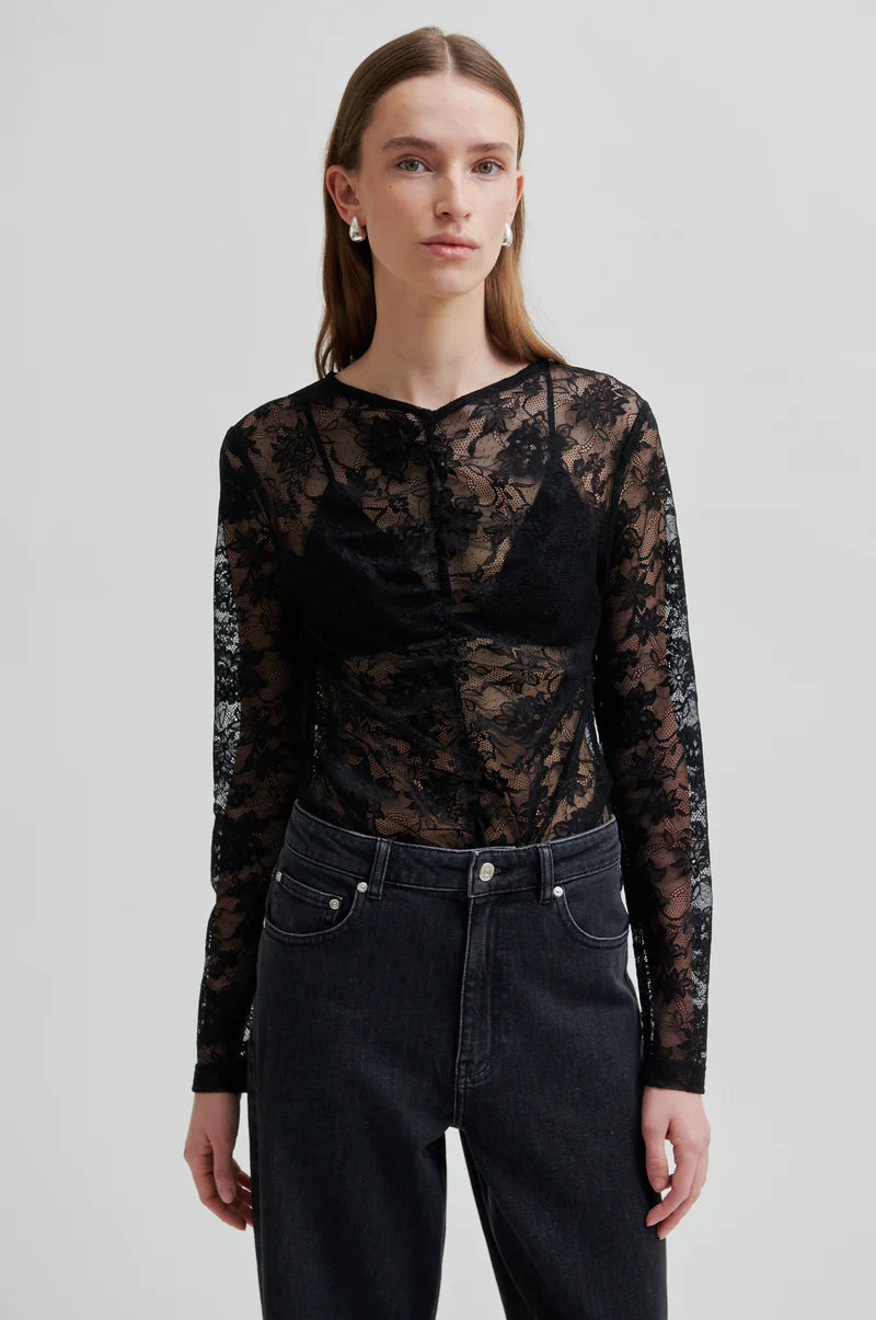 Blouse dentelle Social