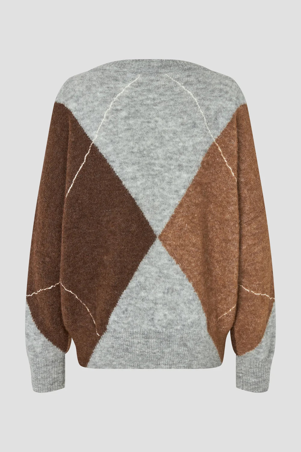 Pull V neck losange