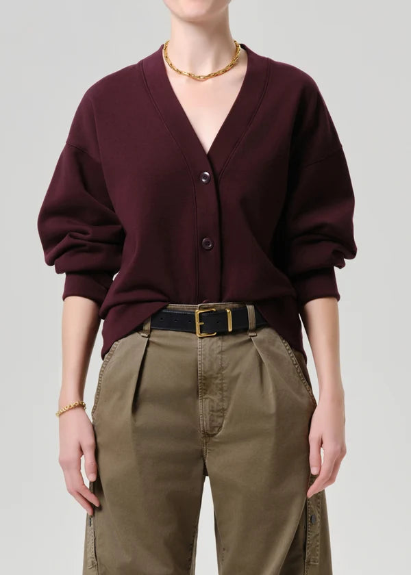 Cardigan polaire