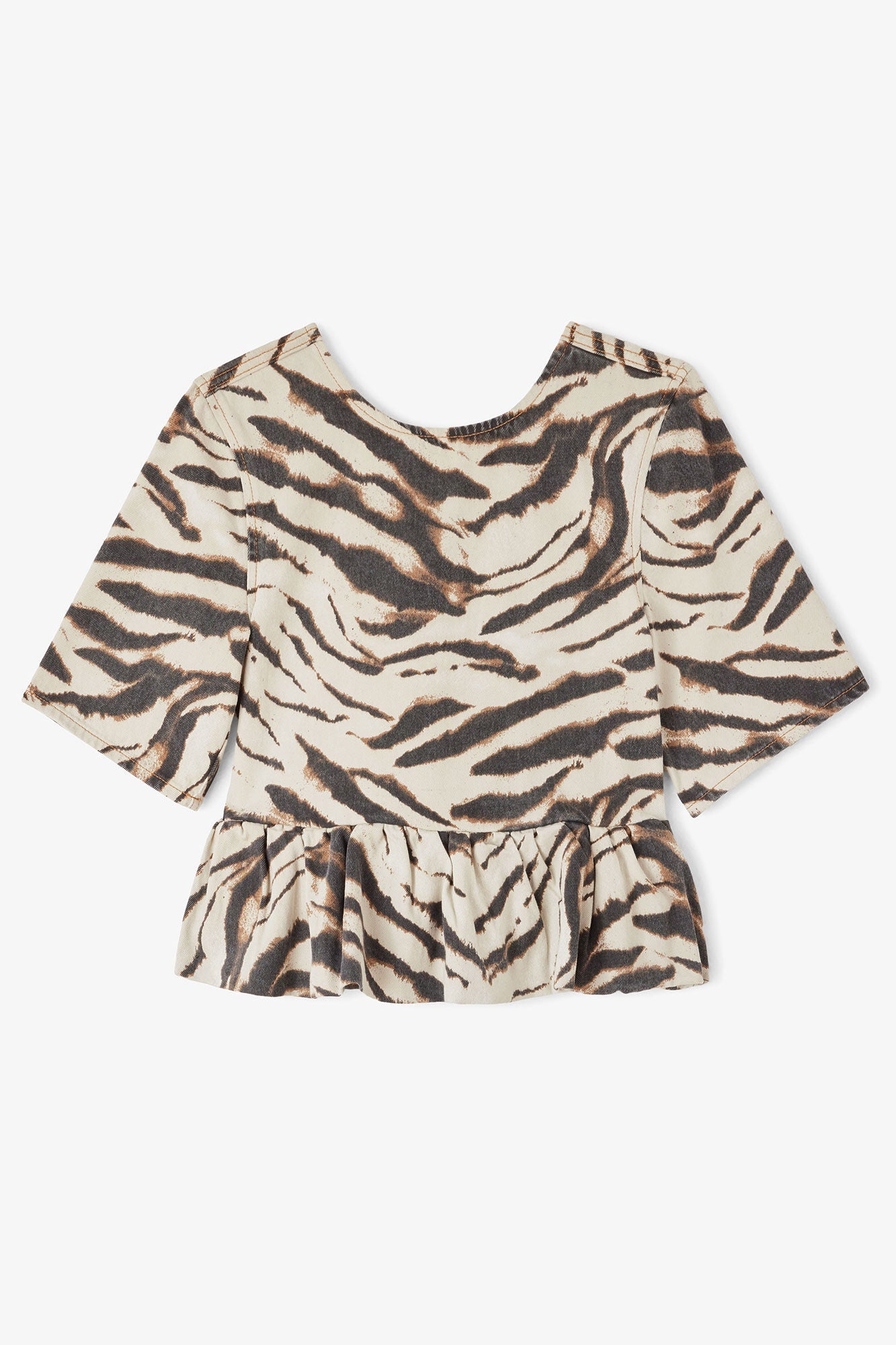 Top print denim
