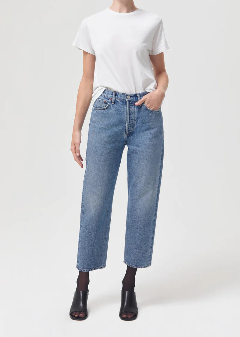 JEANS 90's CROP MID RISE STRAIGHT