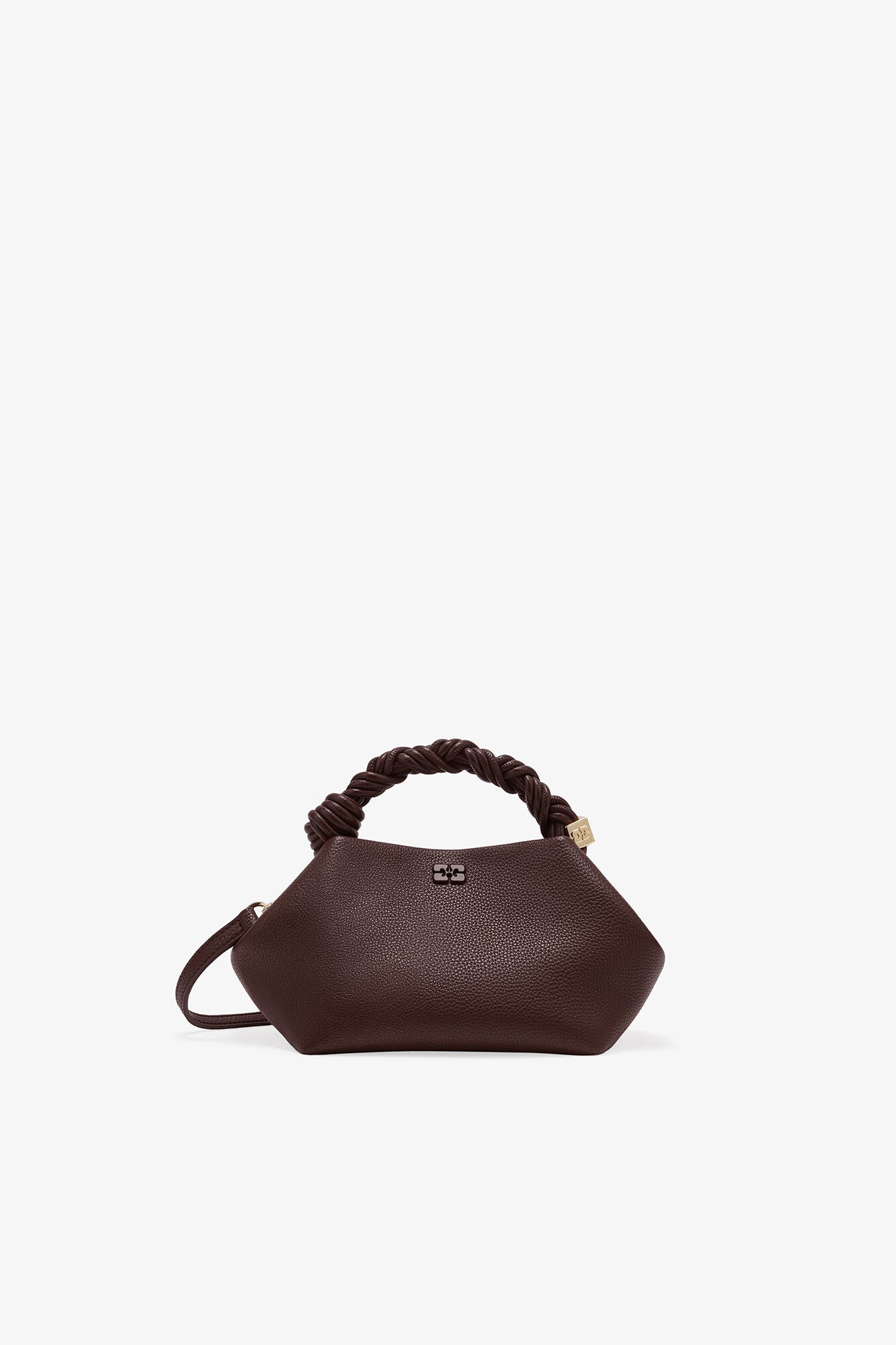 Sac Bou Small Grainé Coffee
