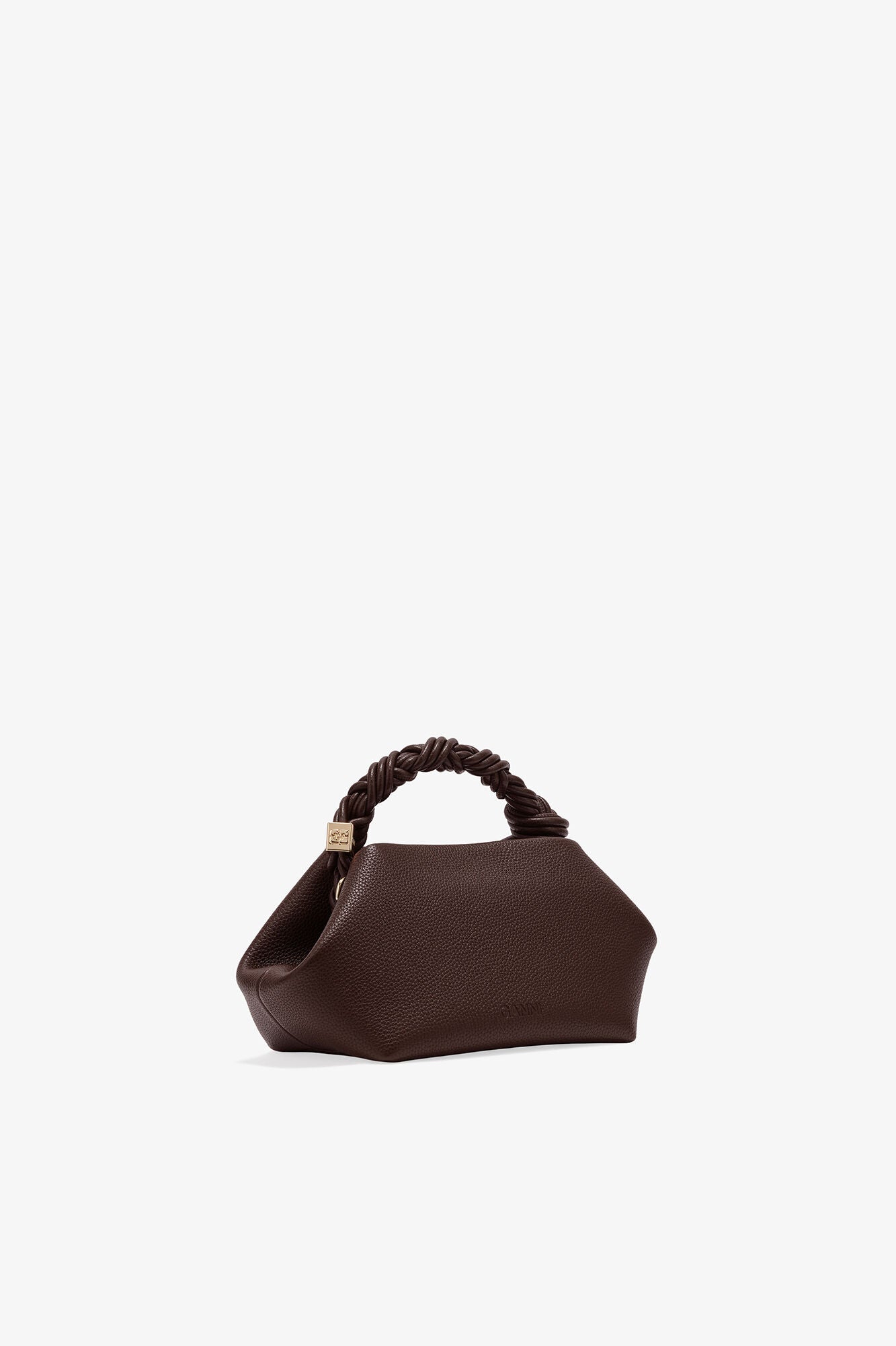 Sac Bou Small Grainé Coffee
