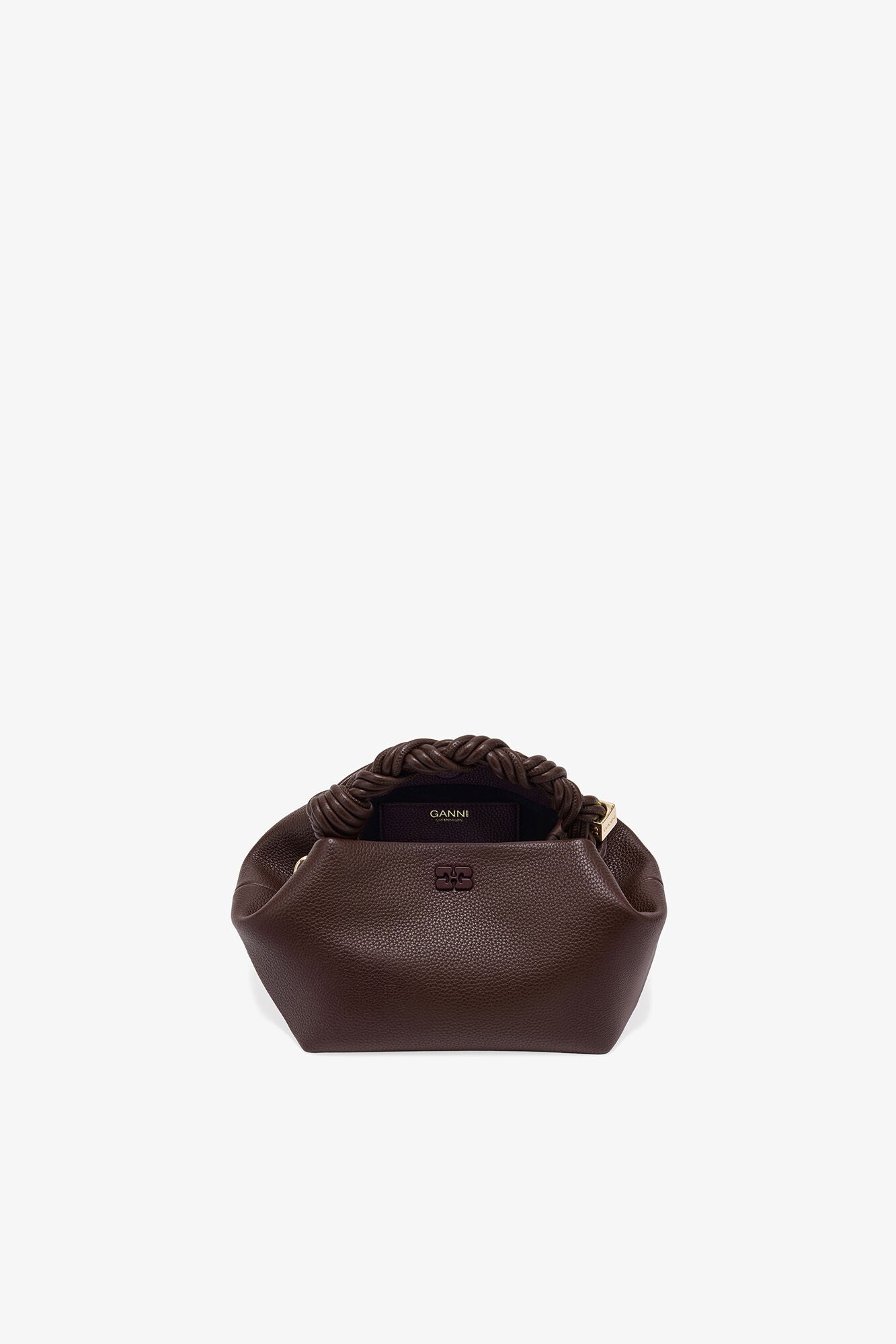 Sac Bou Small Grainé Coffee