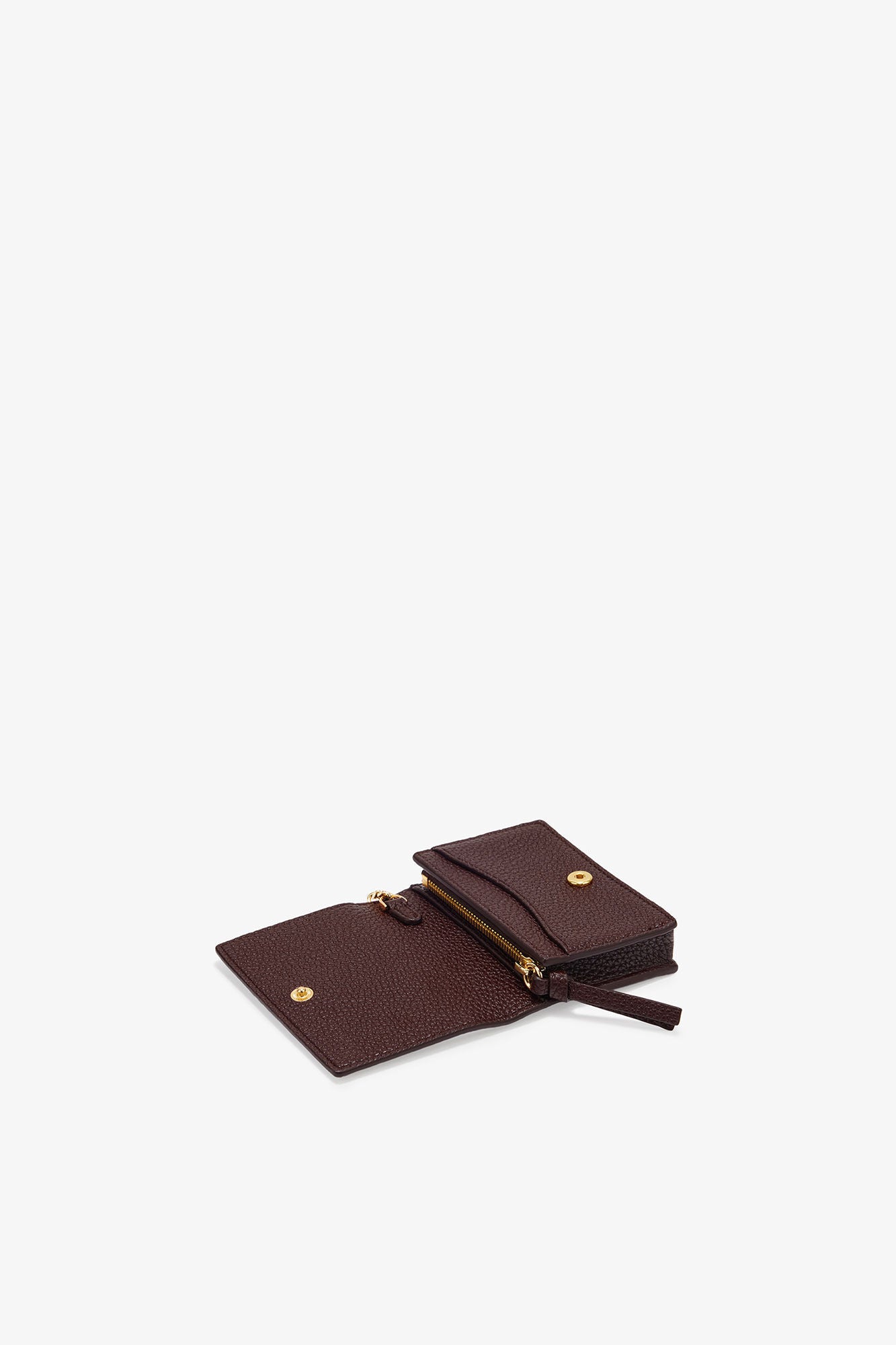 Porte-cartes avec rabat Bou grained
