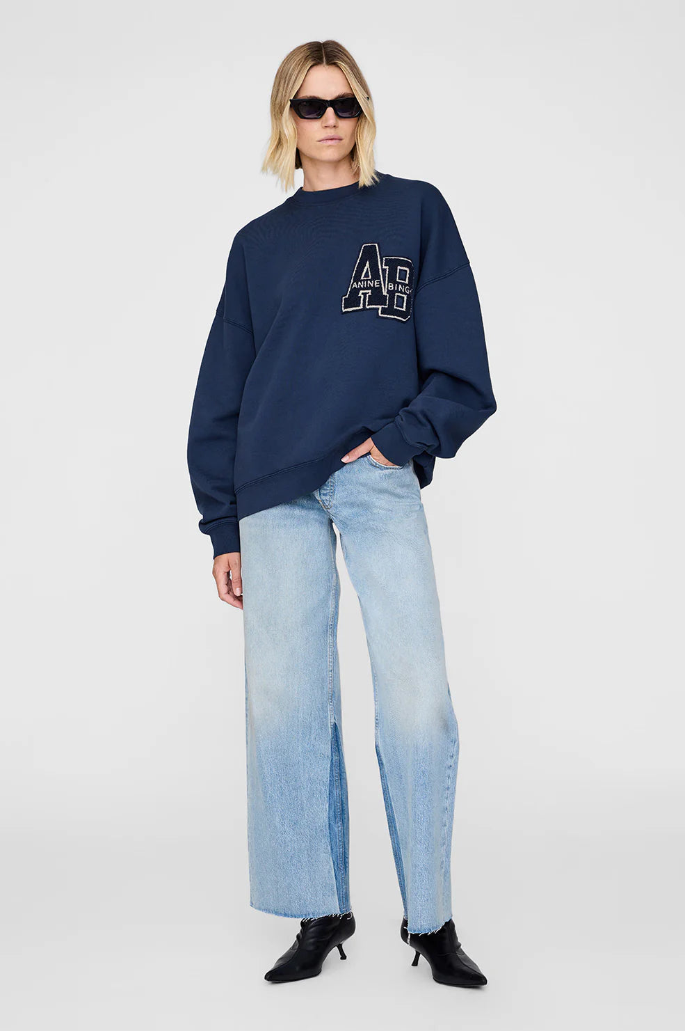 Sweat oversize letterman AB