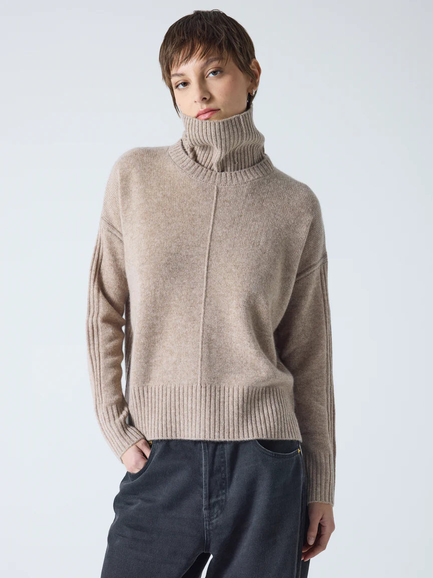 Pull col roulé amovible CANDACE