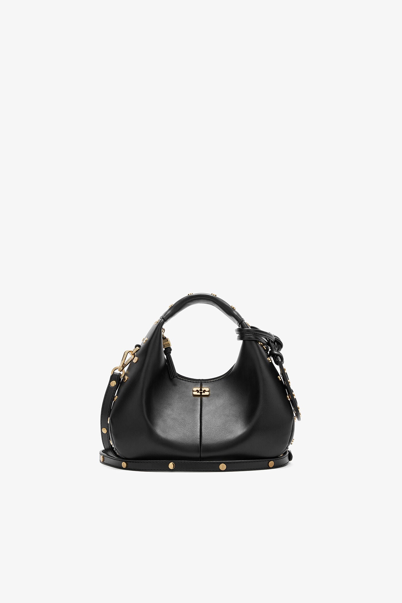 Sac Hobo Mini Cloué noir