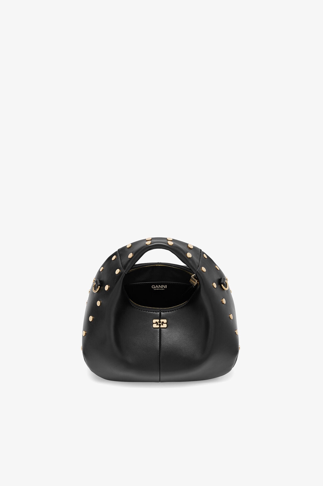 Sac Hobo Mini Cloué noir