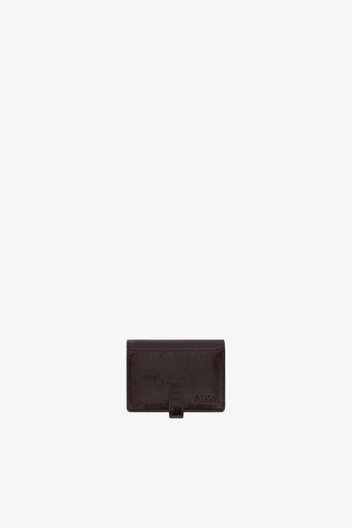 Porte cartes fin marron Sue