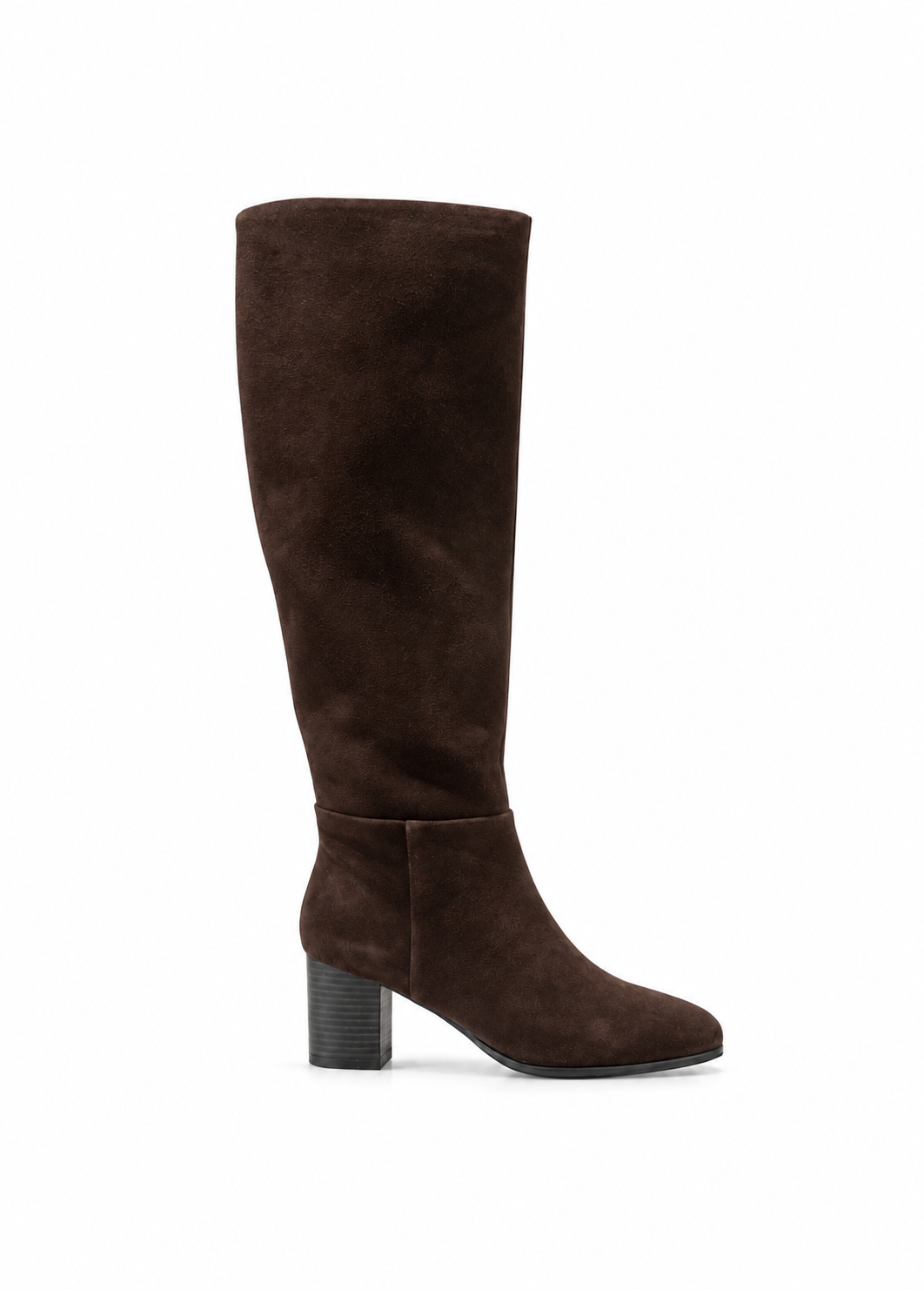 Bottes daim talon bloc
