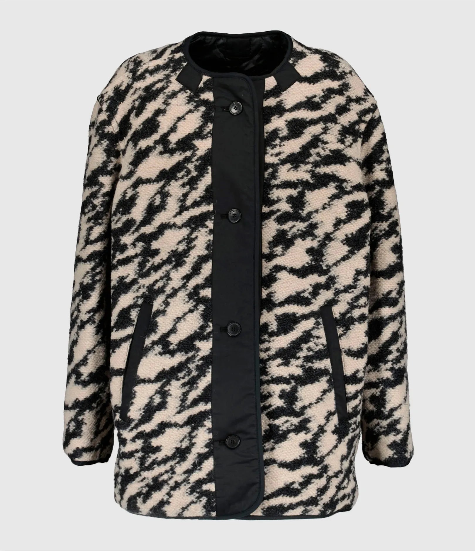 Fernelia print short coat