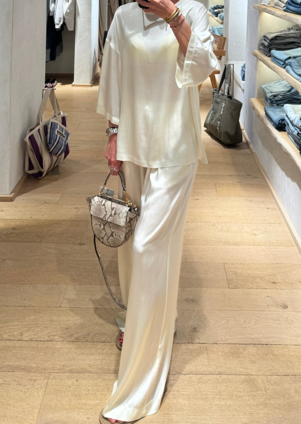 Pantalon Silk Satin