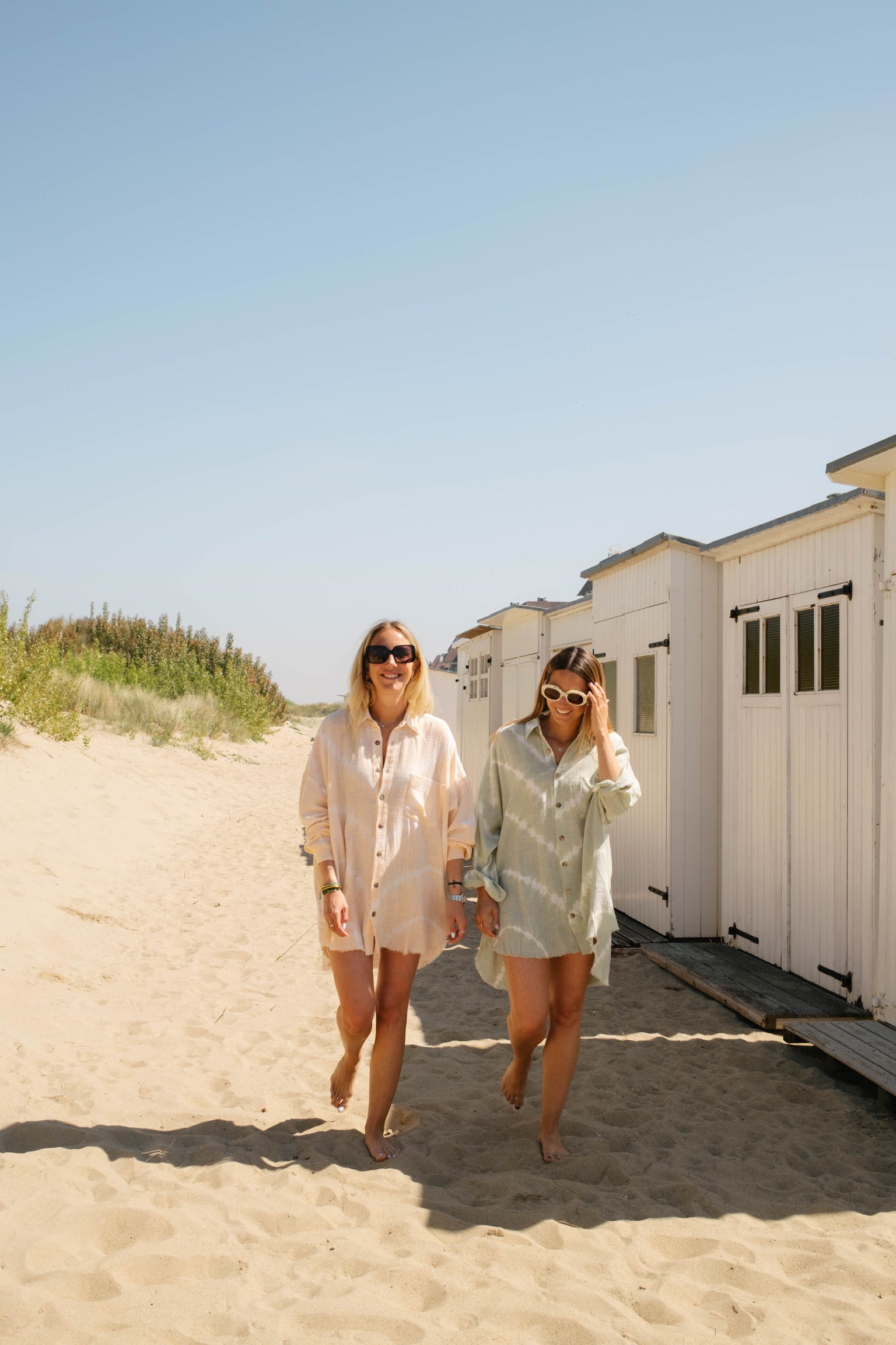 Robe chemise tie & dye MYKONOS