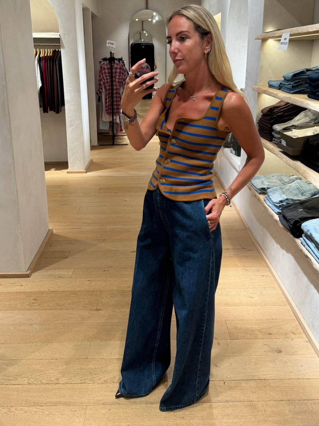 Pantalon cavalry denim