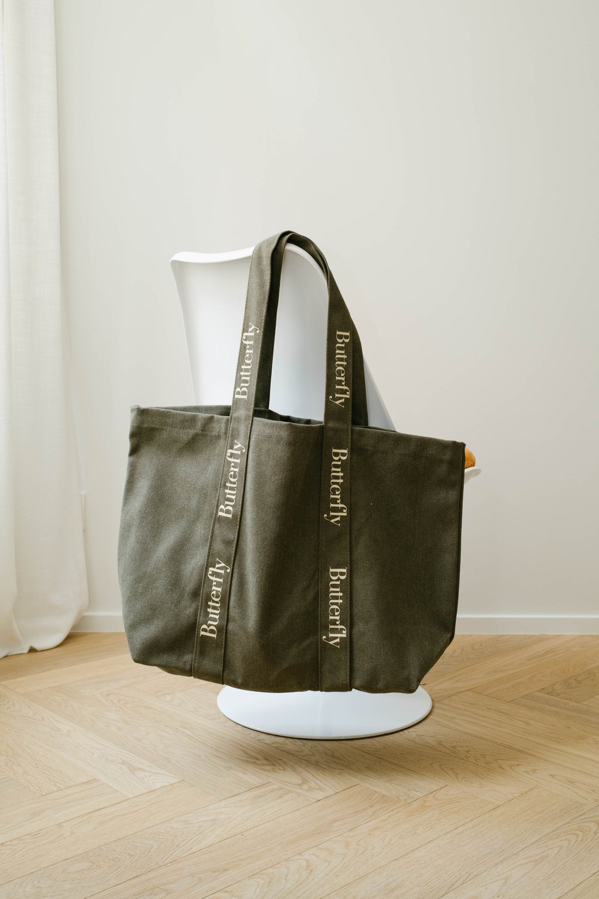 » TOTEBAG BUTTERFLY - Kaki (100% off)