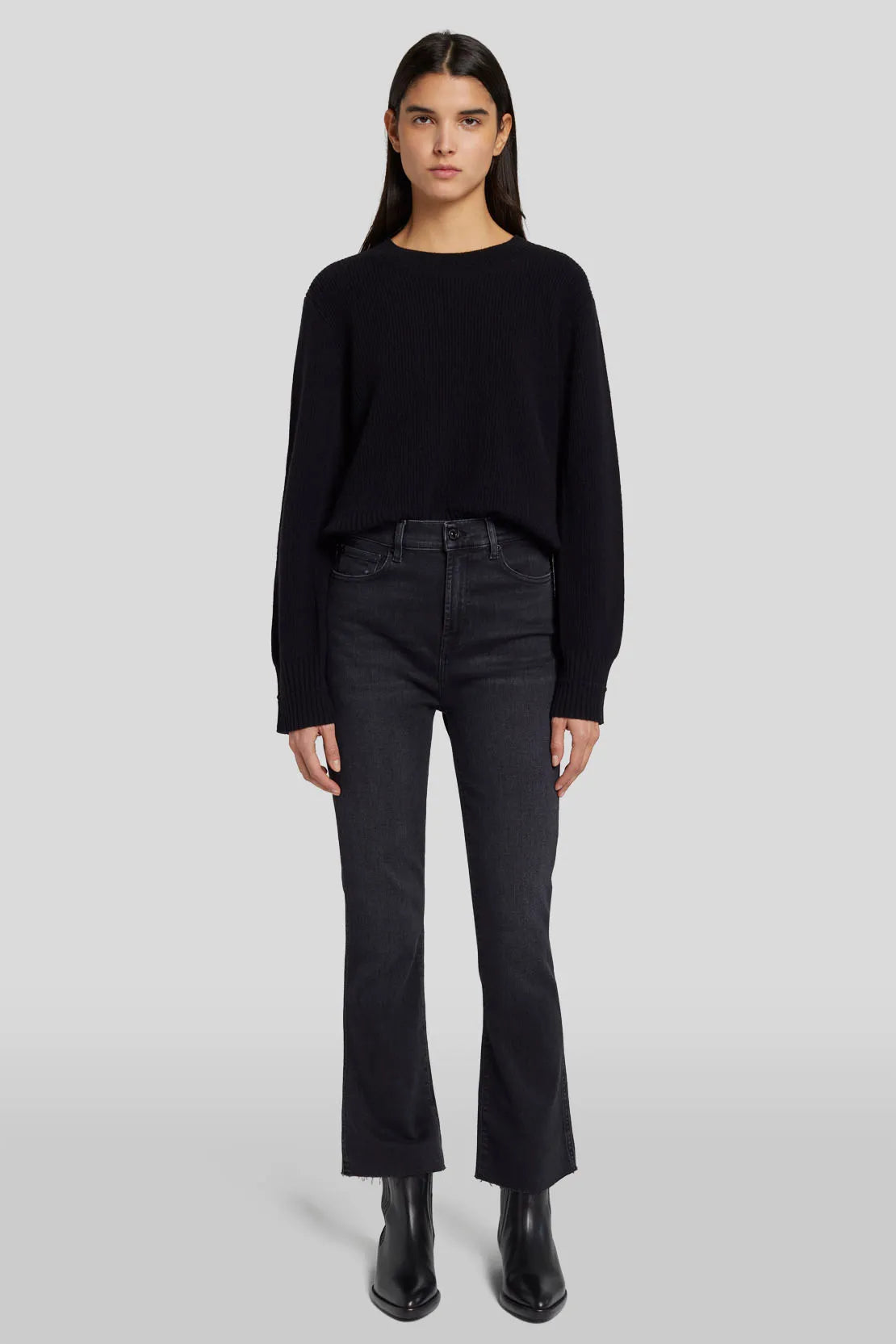 HIGH WAIST BOOTCUT JEANS