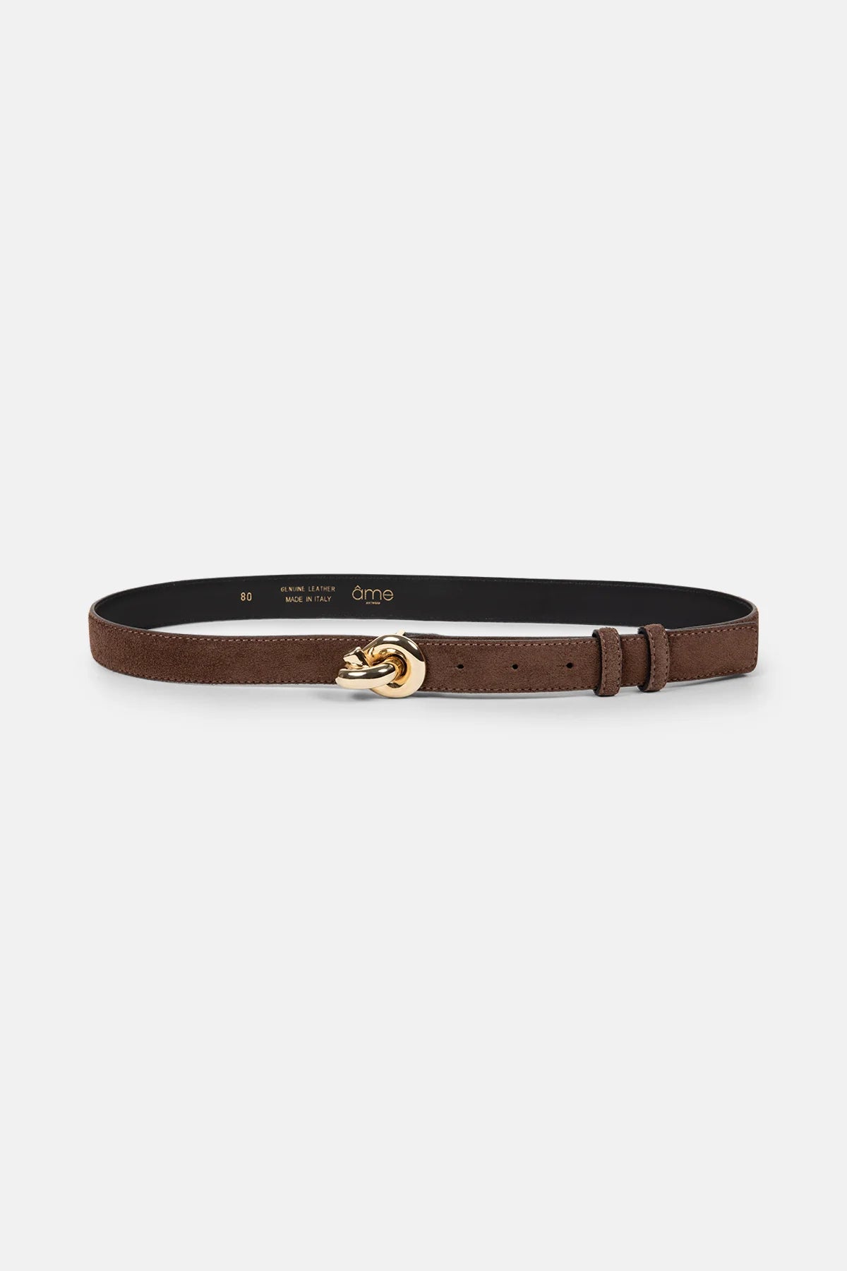 Ceinture daim LIVELY brune