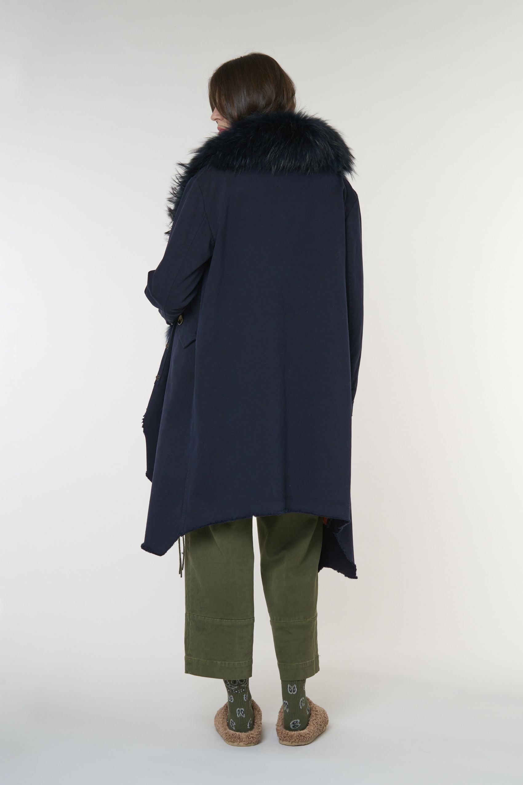 MANTEAU PARKA À FOURURE