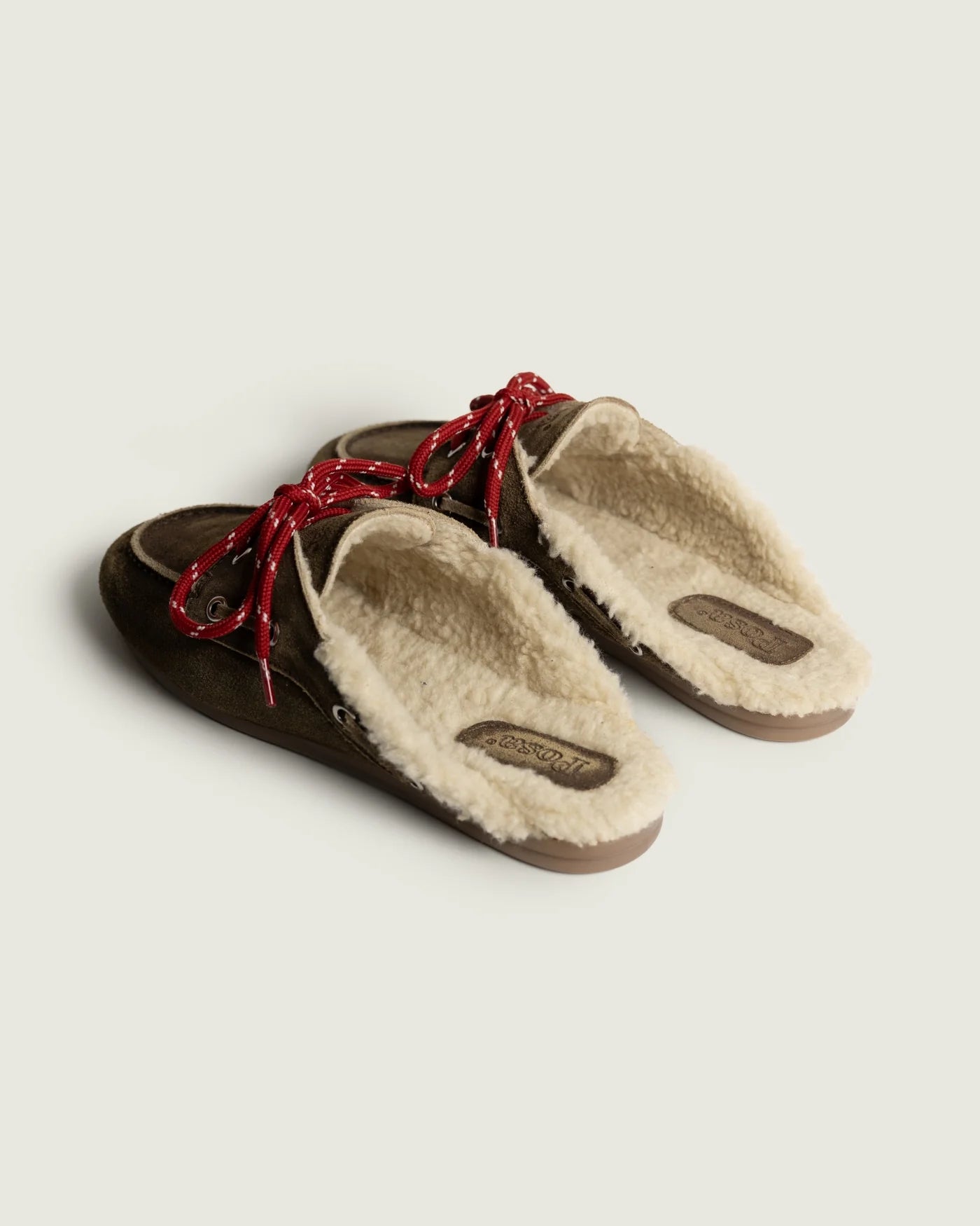 Mules Fourrure Suède