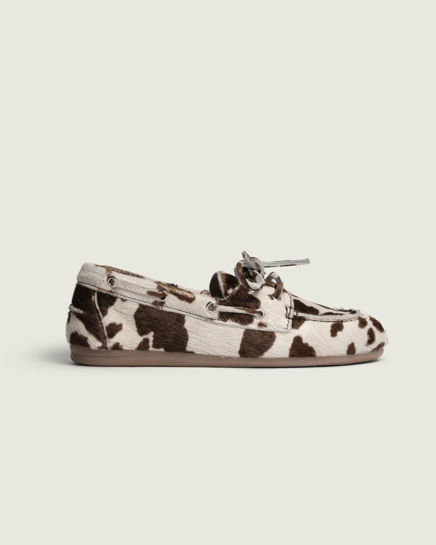 Mocassin peau de vache