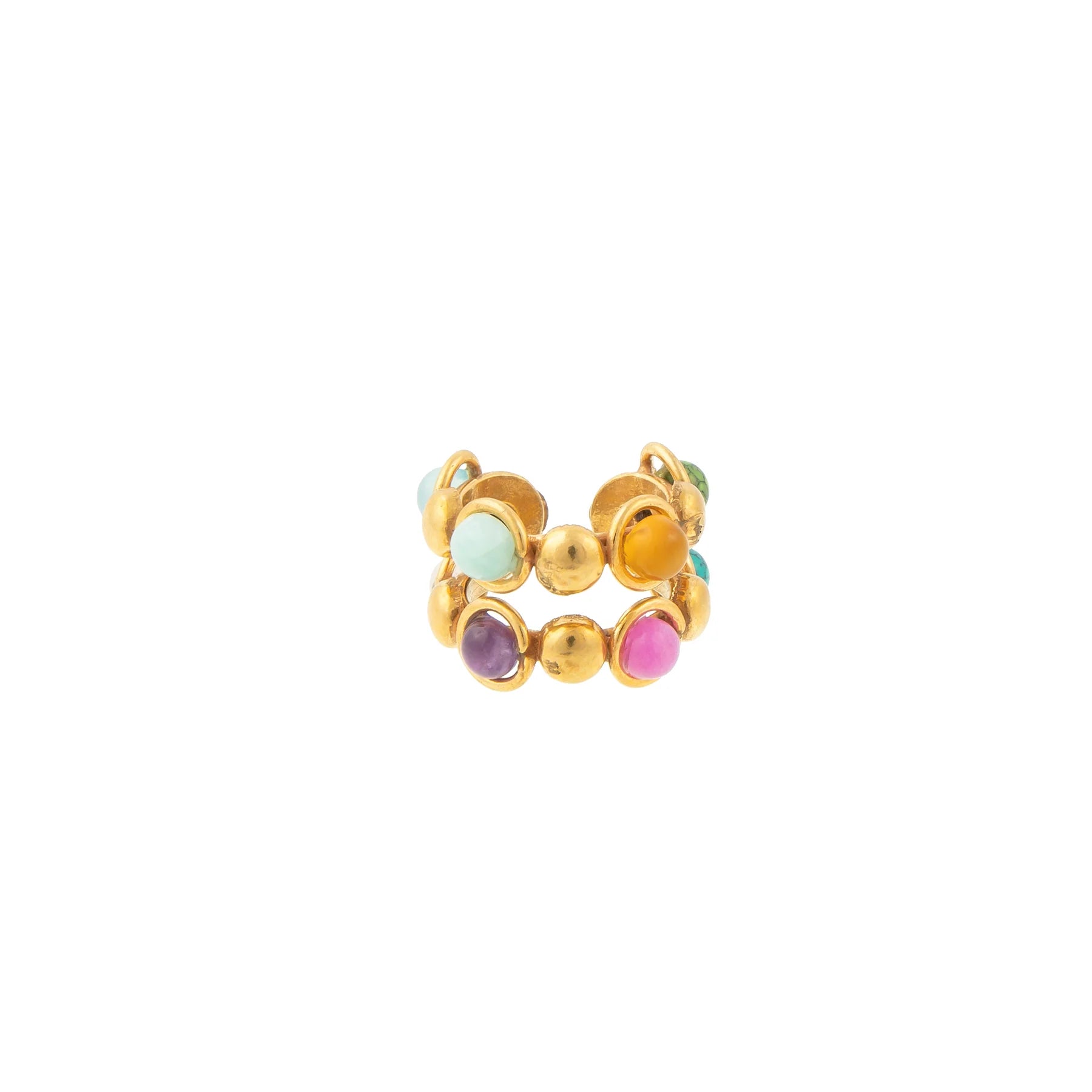 Bague Dots double
