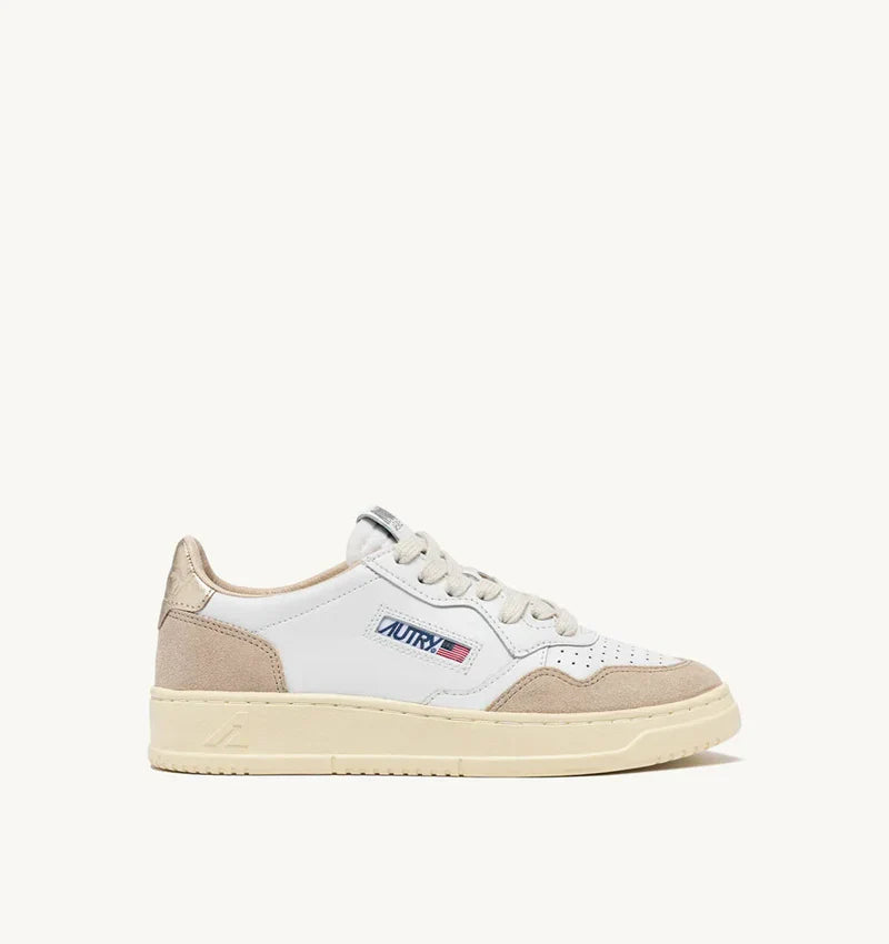 Baskets Medalist Low Gold & beige