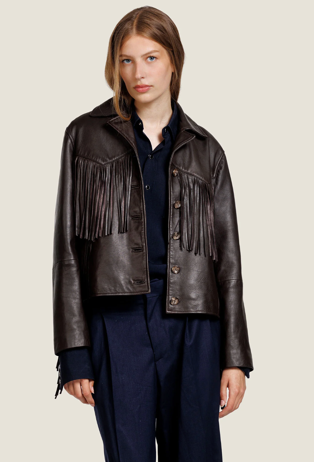 Veste W876 franges