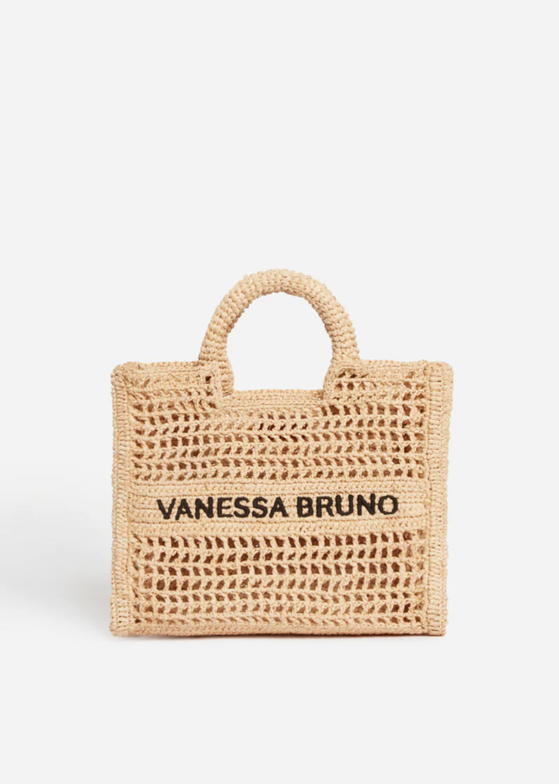 Sac Panier raphia brodé