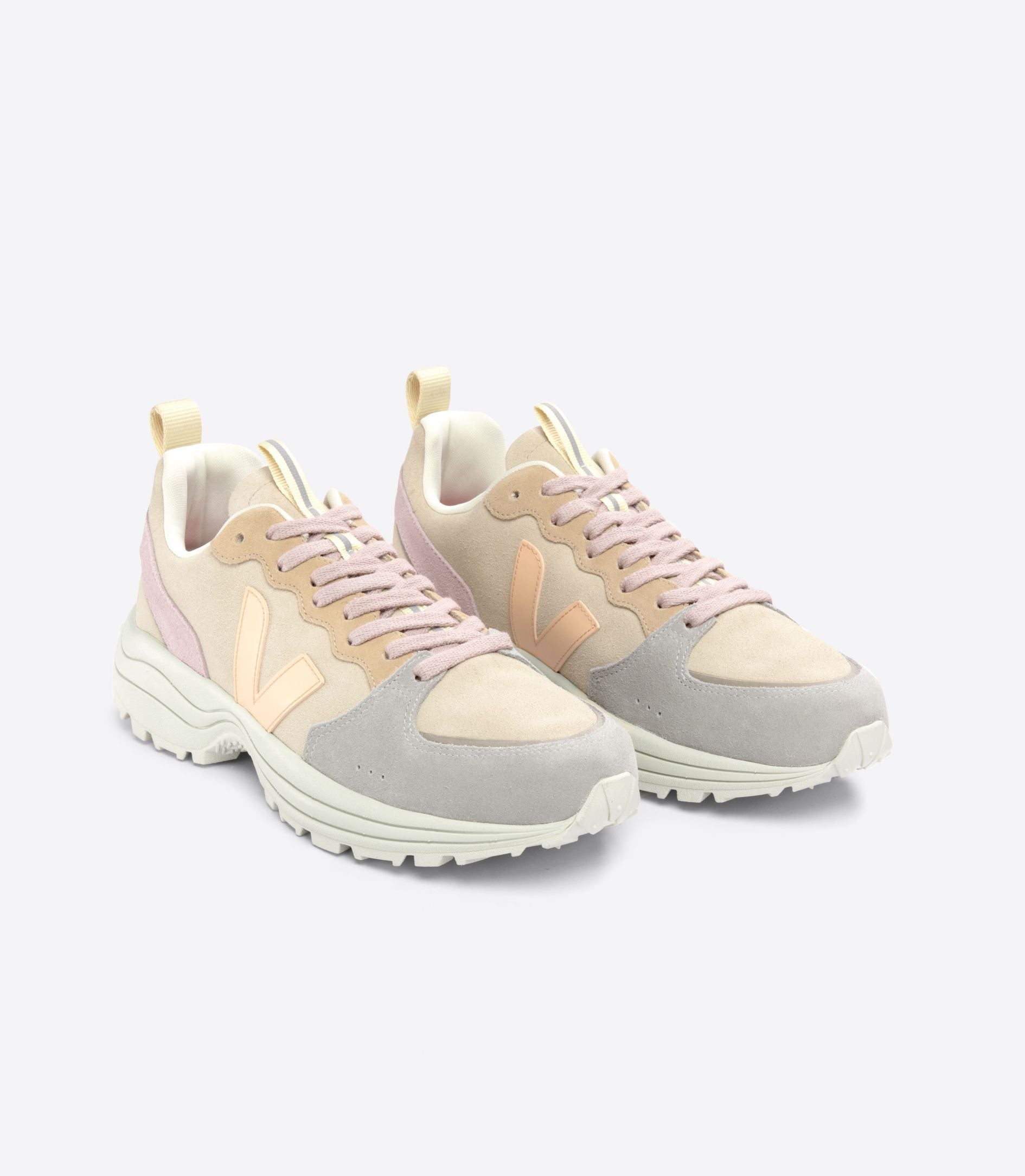 BASKET VENTURI SUEDE ALMOND PEACH MULTICO