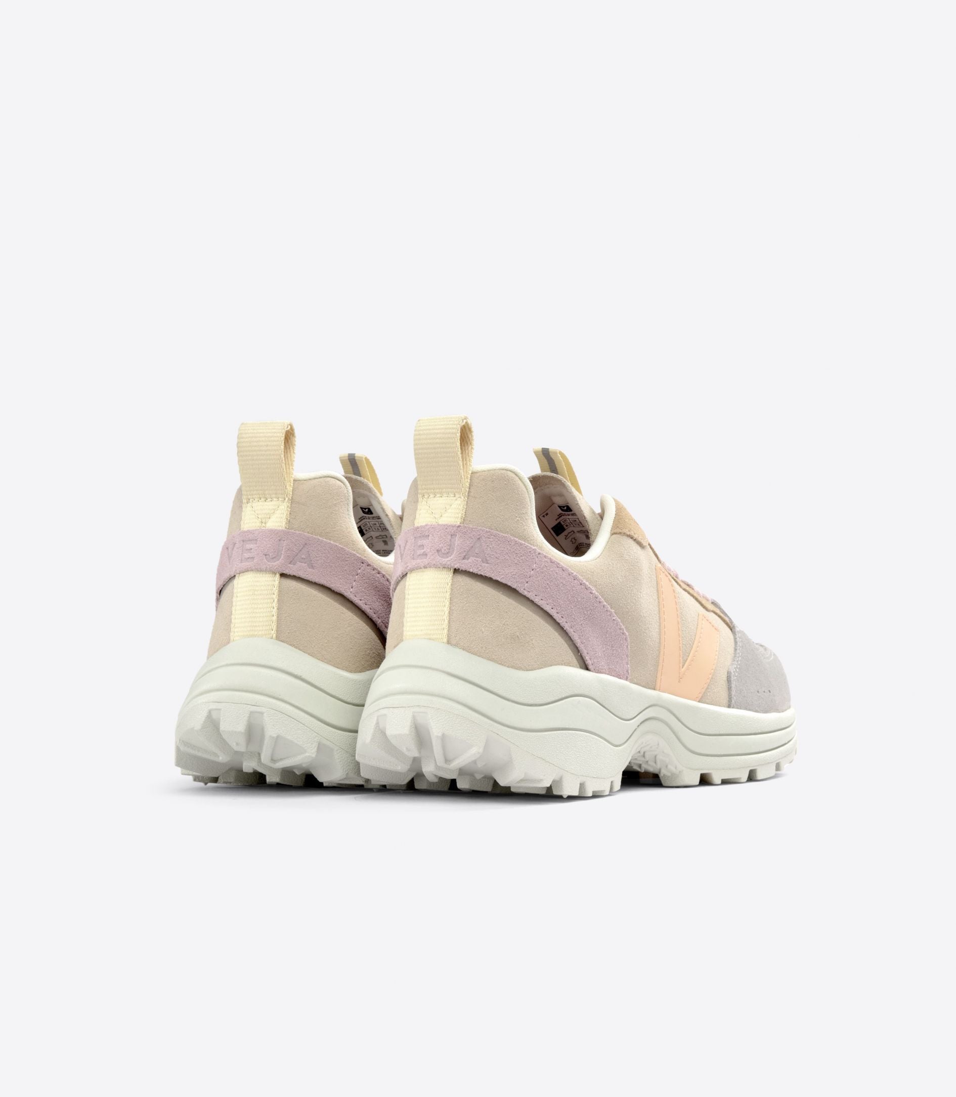 BASKET VENTURI SUEDE ALMOND PEACH MULTICO