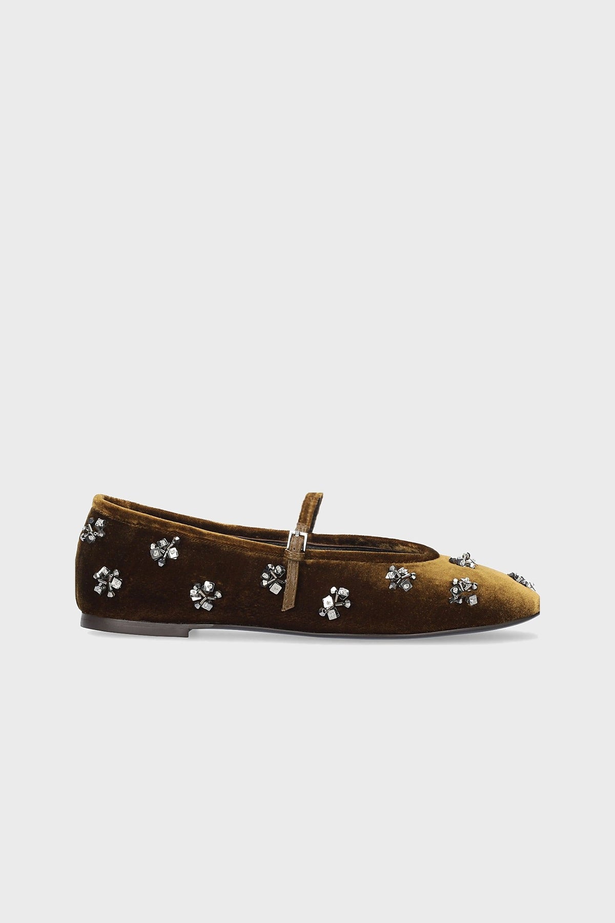Ballerines Nivea velours bijoux Lola Cruz