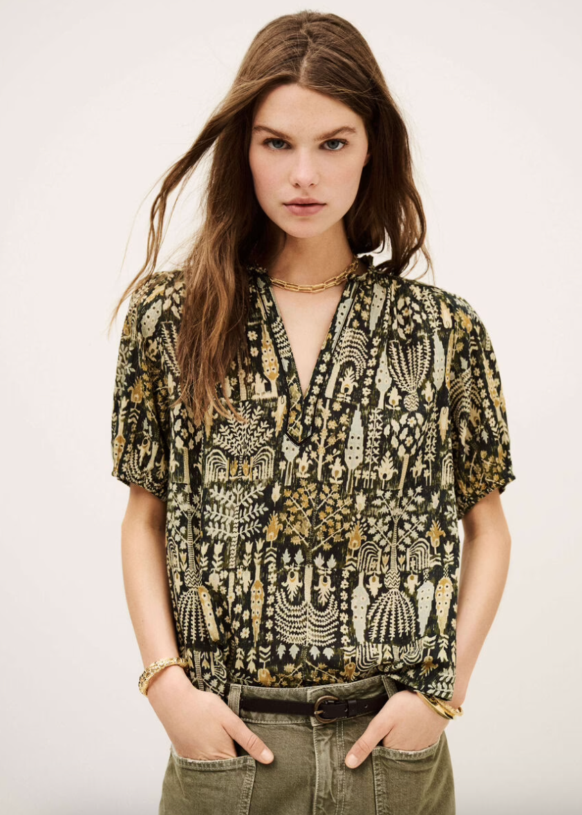 Blouse print PUEBLO