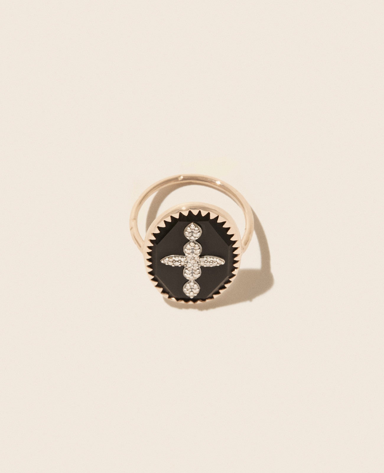 BAGUE BOWIE N°3 NOIR DIAMANT
