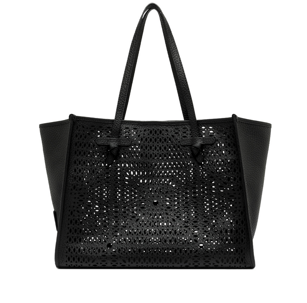 Cabas cuir ajouré lunaire