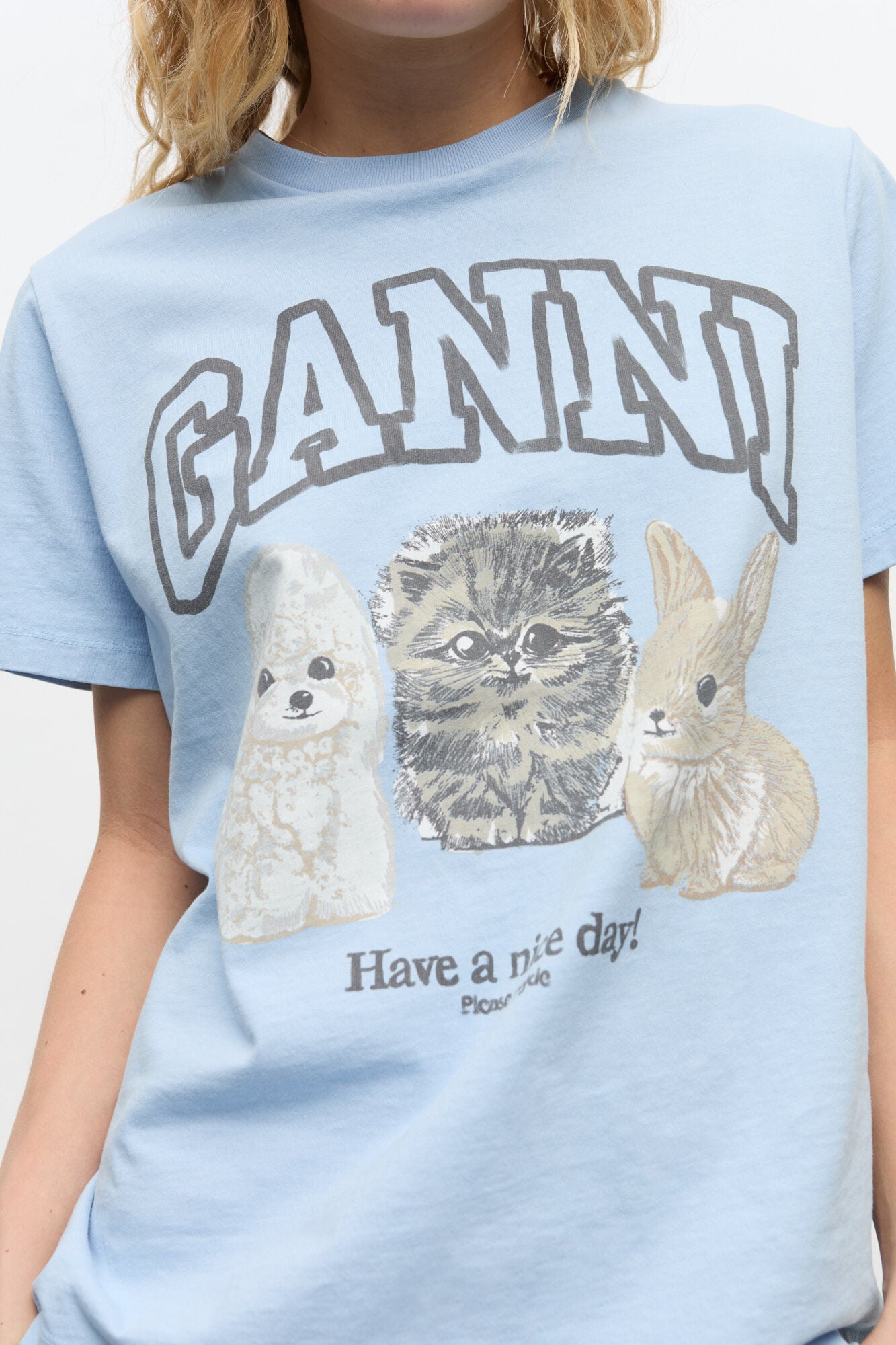 T-shirt GANNI Animals