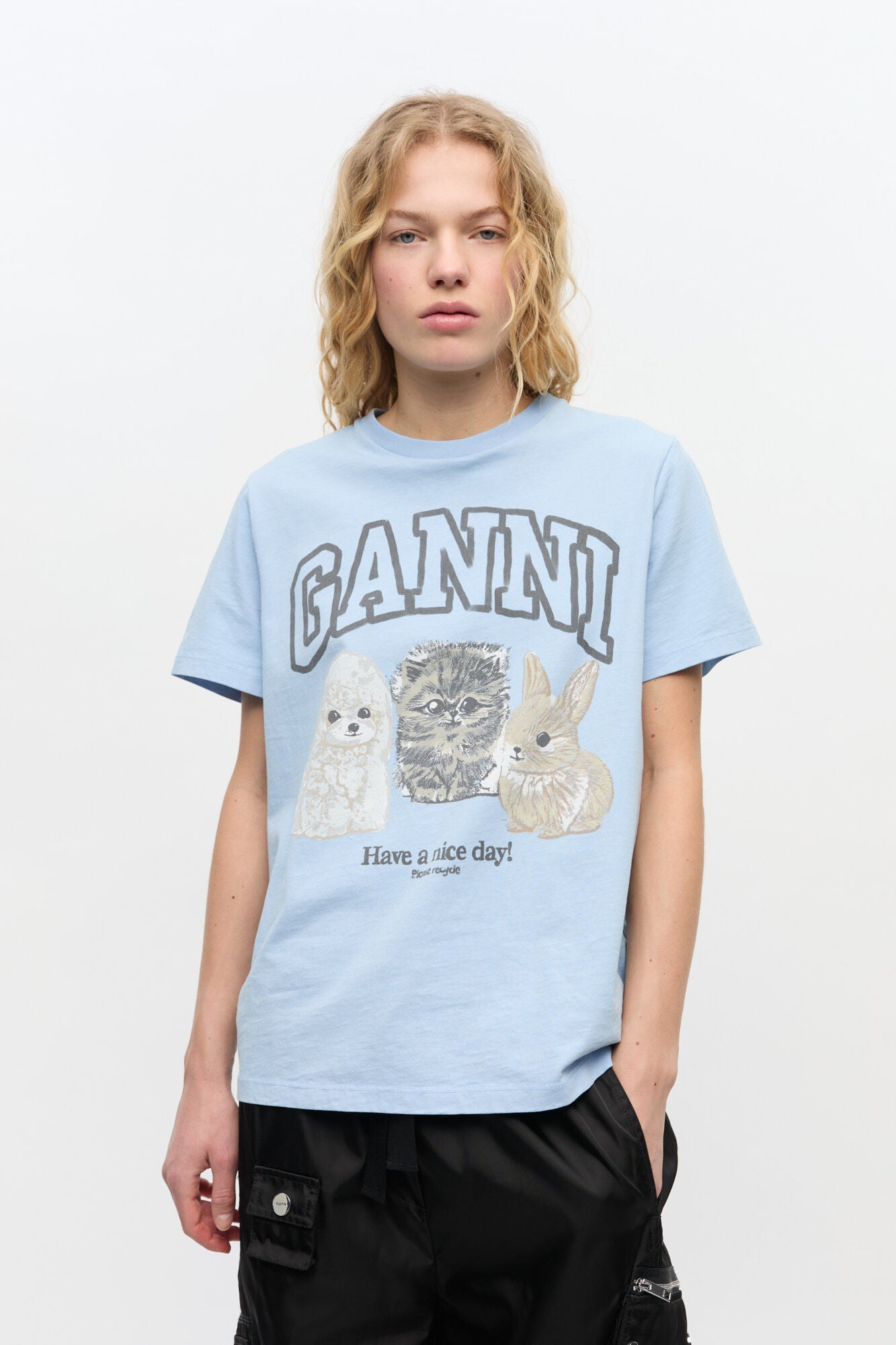 T-shirt GANNI Animals