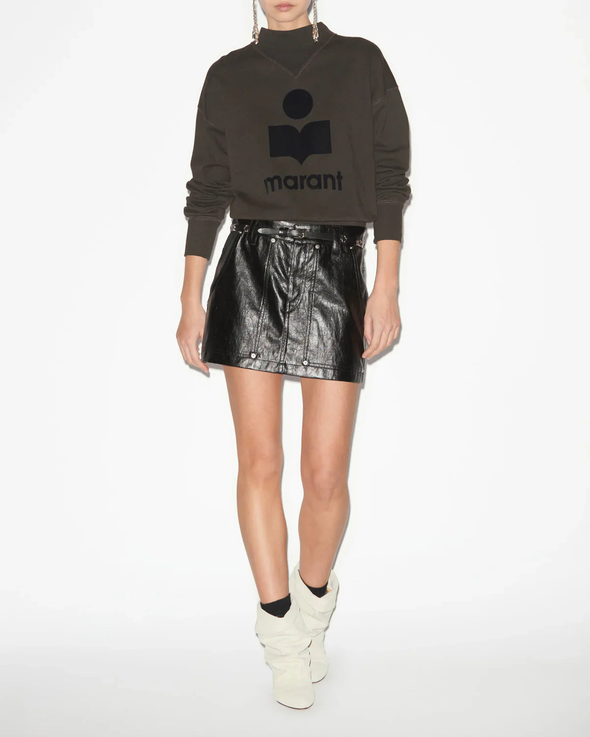 Sweatshirt col montant MOBY