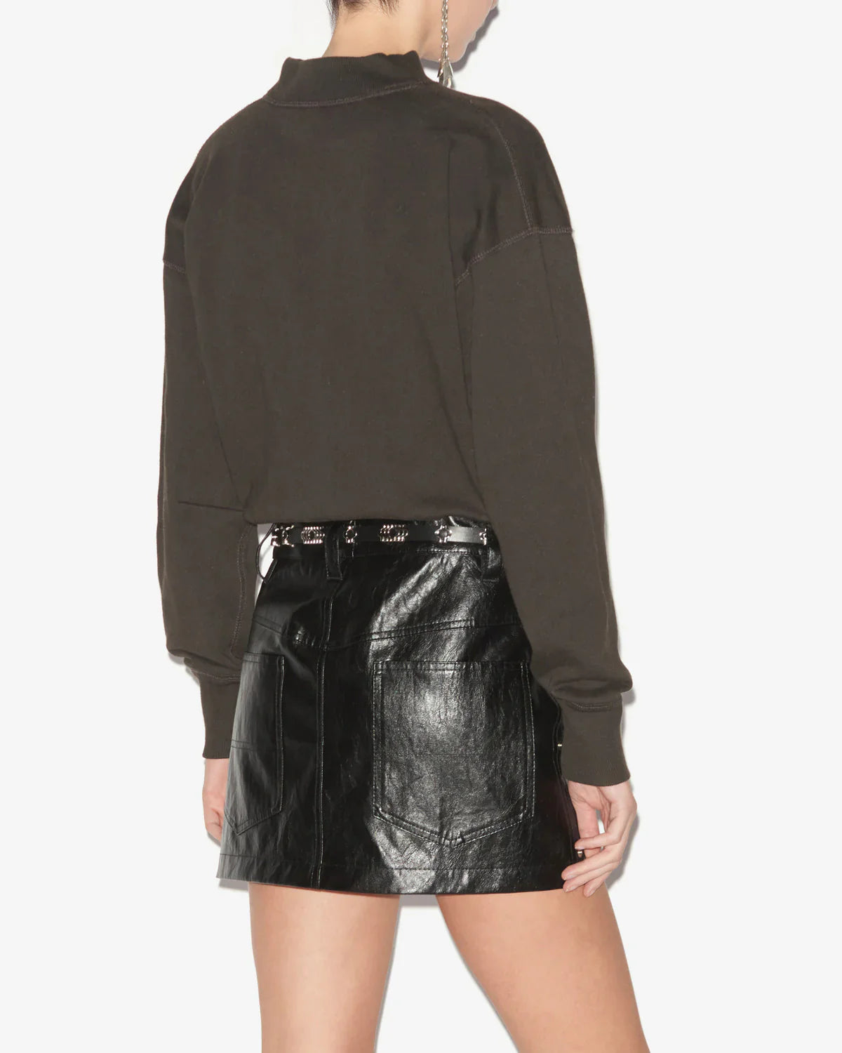 Sweatshirt col montant MOBY