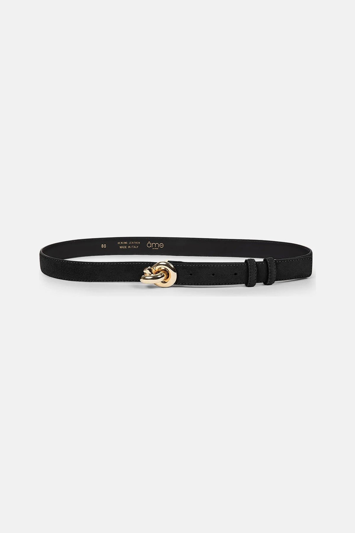 Ceinture daim LIVELY noire