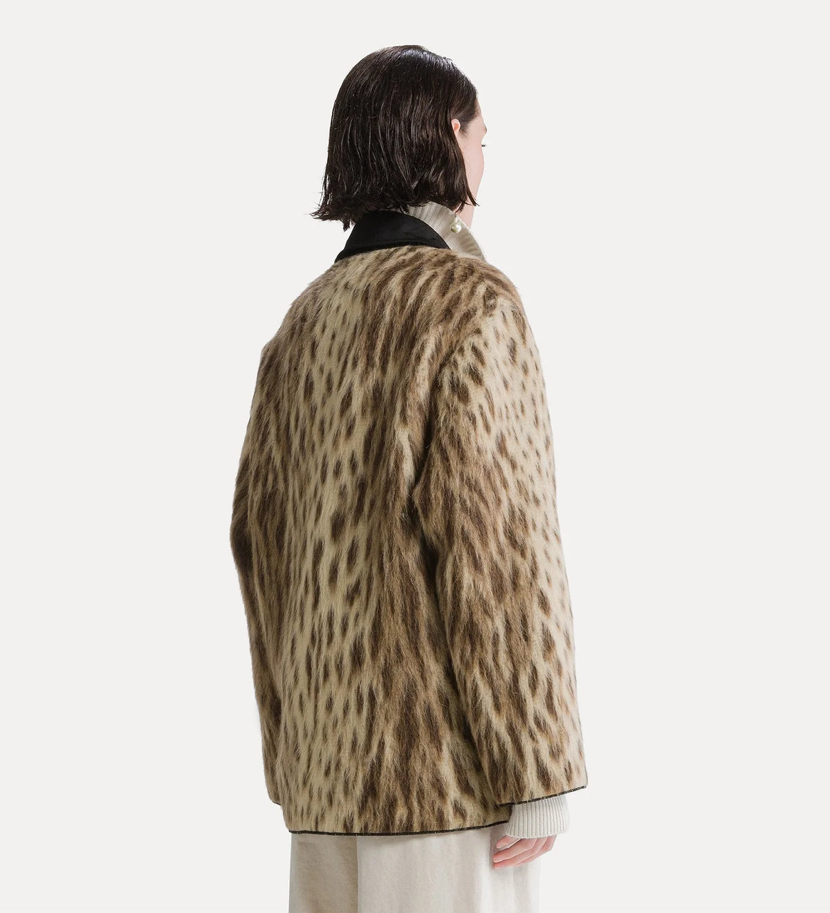 Veste Royal leopard jacquard