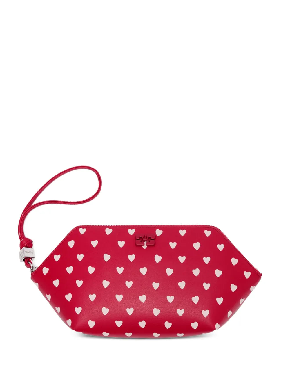 Pochette rouge à coeur