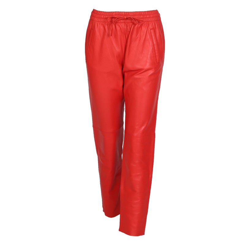 PANTALON GIFT ROUGE FONCÉ